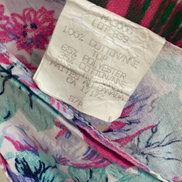 Vintage Floral jumpsuit size small - Made in Canada - Picture 4 of 5